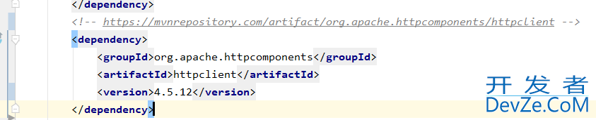 Maven编译时缺少依赖,java:程序包org.apache.http不存在的问题