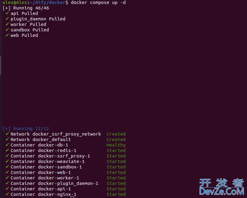 ubuntu系统使用官方操作命令升级Dify指南
