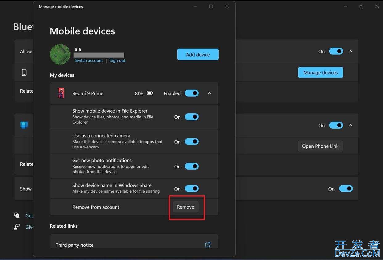 Win11怎么解绑手机? 微软Phone Link上线设备移除功能