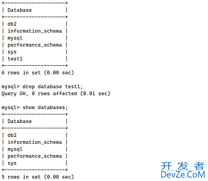 MySQL库的基础操作入门案例详解