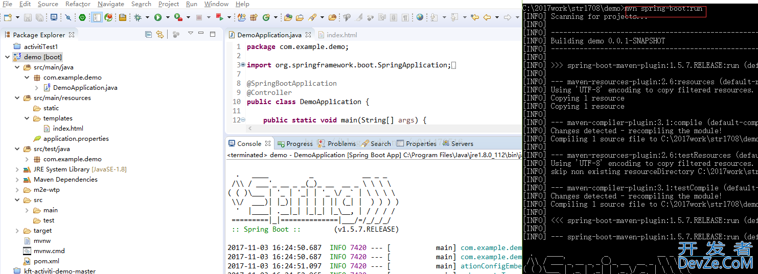 eclipse如何运行springboot项目