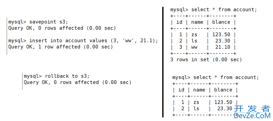 MySQL 事务的概念及ACID属性和使用详解