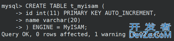 MySQL 存储引擎 MyISAM详解(最新推荐)