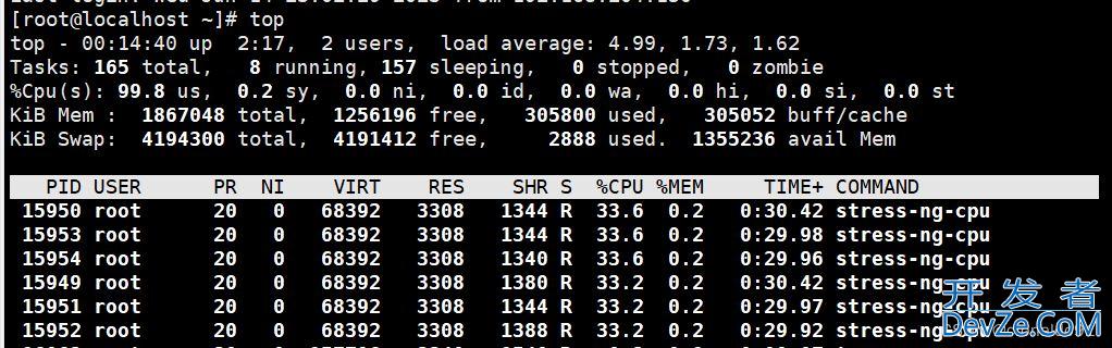Linux系统之stress-ng测压工具的使用