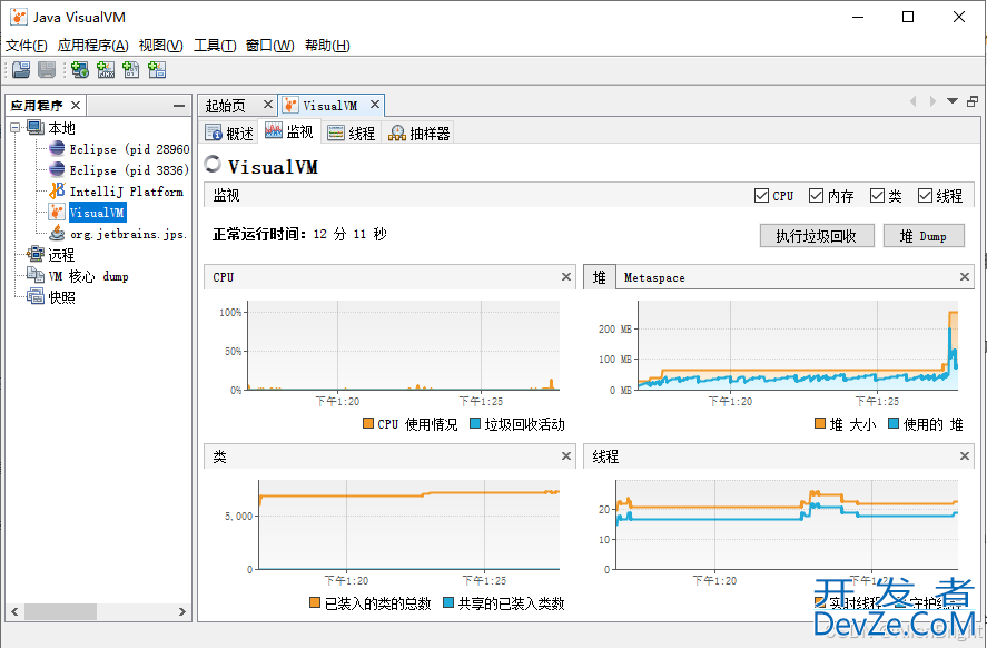 JVisualVM之Java性能监控与调优利器详解