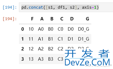 pandas实现数据concat拼接的示例代码