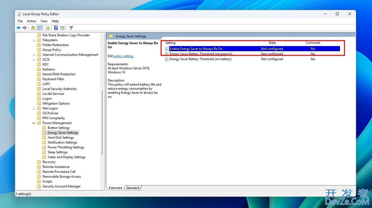 Win11 Canary 27871预览版今日发布: 升级节能模式
