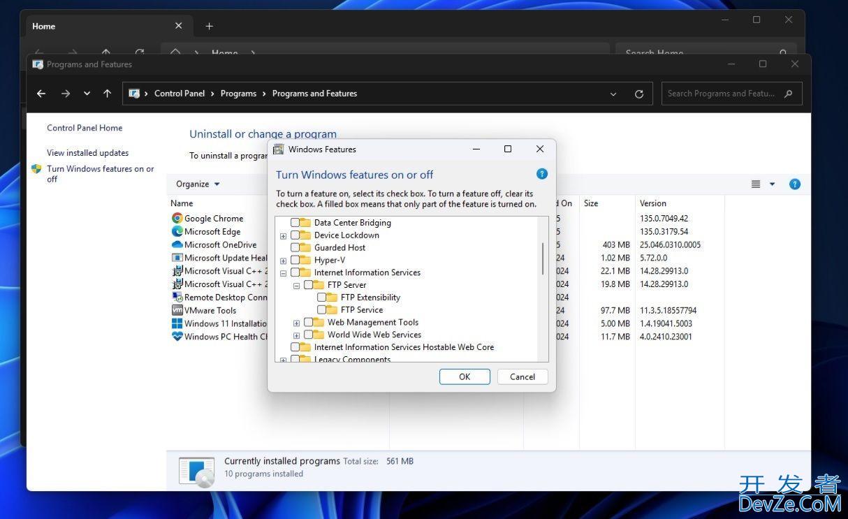 微软为Win11/Win10新PowerShell脚本:恢复C盘已删inetpub文件夹