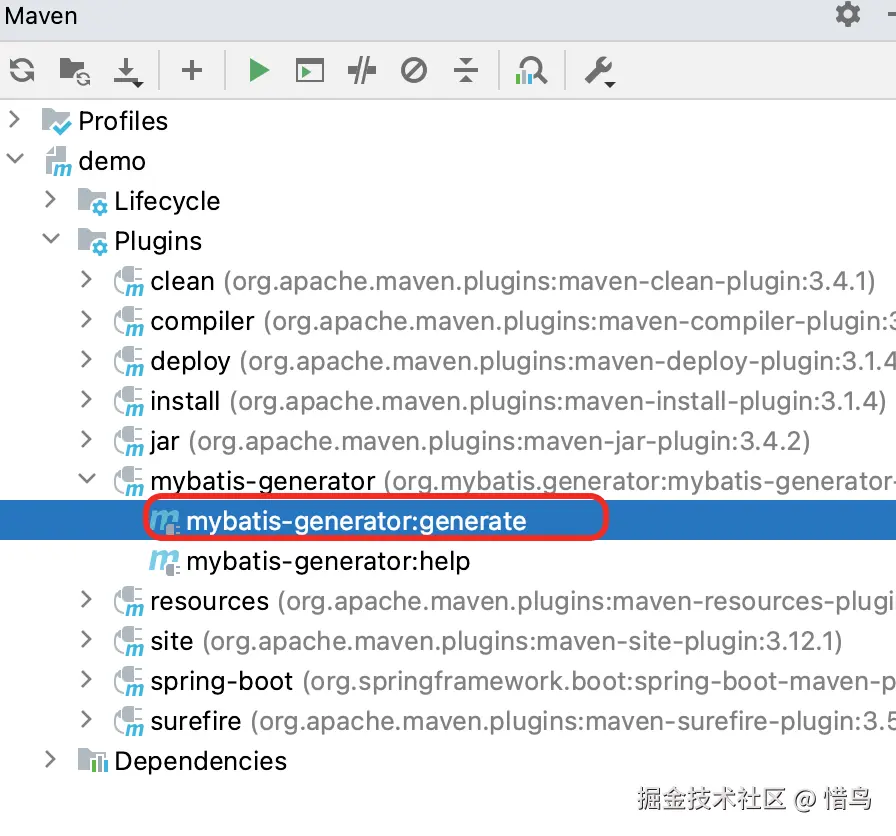 SpringBoot使用MyBatis Generator生成动态SQL的详细步骤
