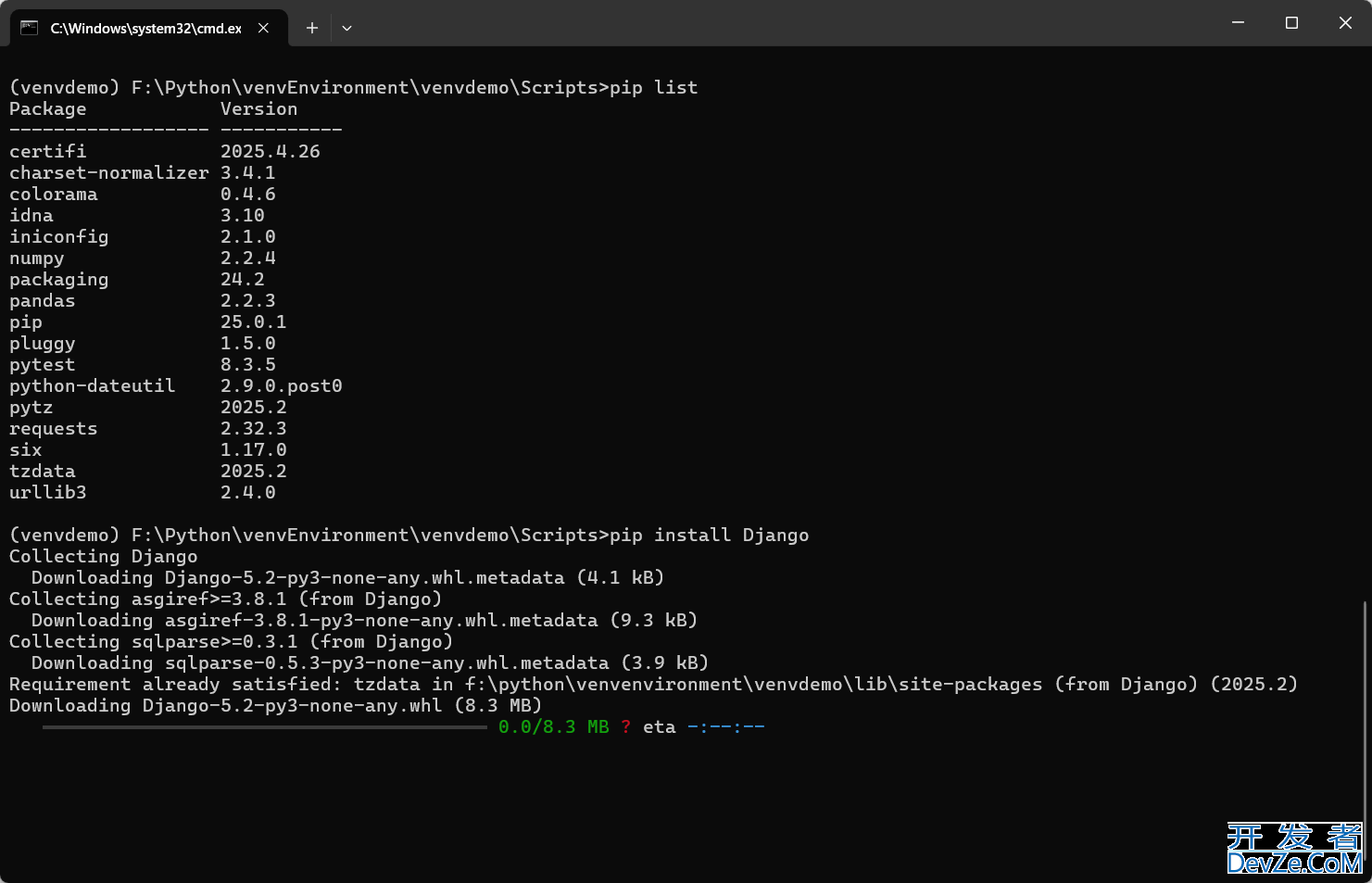Python常用命令提示符使用方法详解
