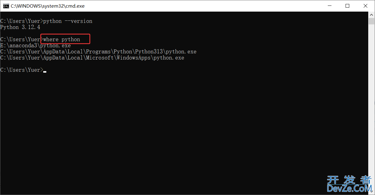 Python常用命令提示符使用方法详解