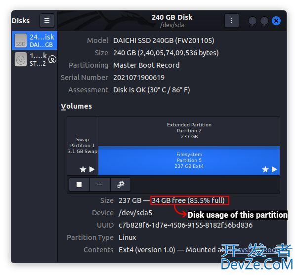 检查Linux中磁盘使用情况的四种方法