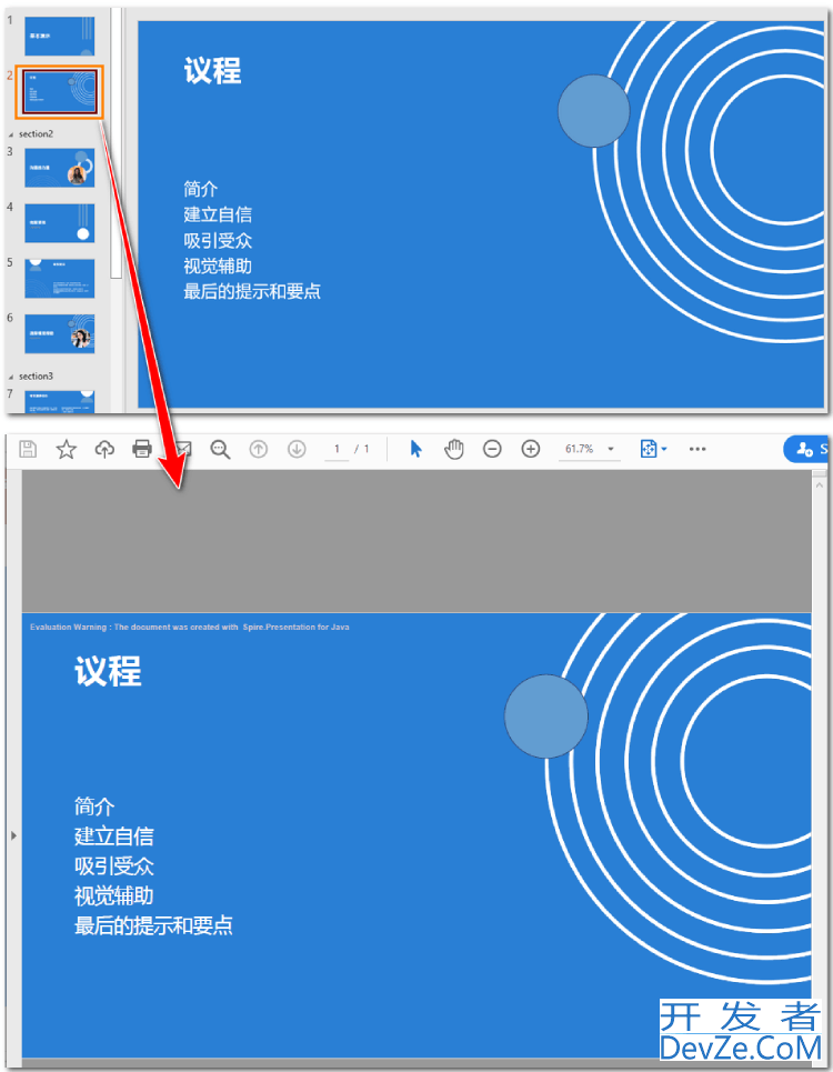 Java实现批量转换PPT为PDF