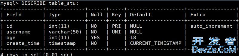 mysql表操作与查询功能详解