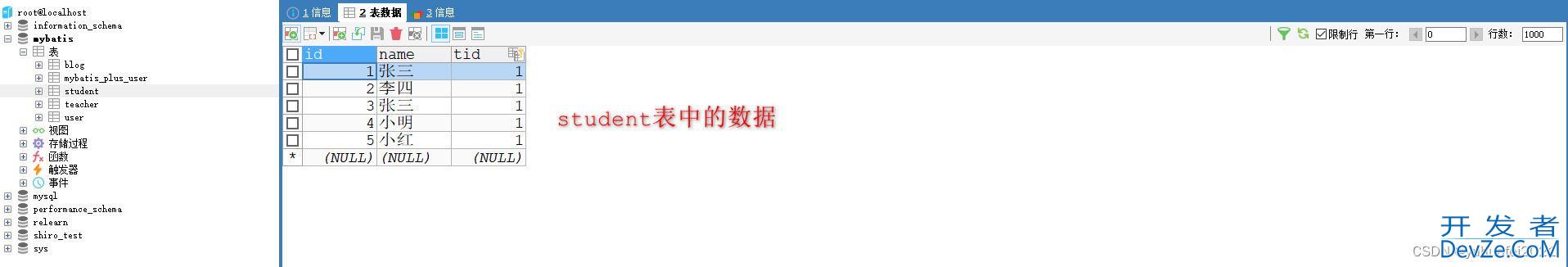 MySQL复制表结构表数据方式