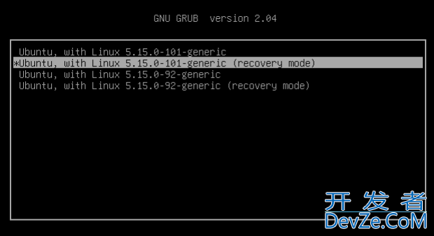 Ubuntu20.04内存不足导致无法开机的解决方法