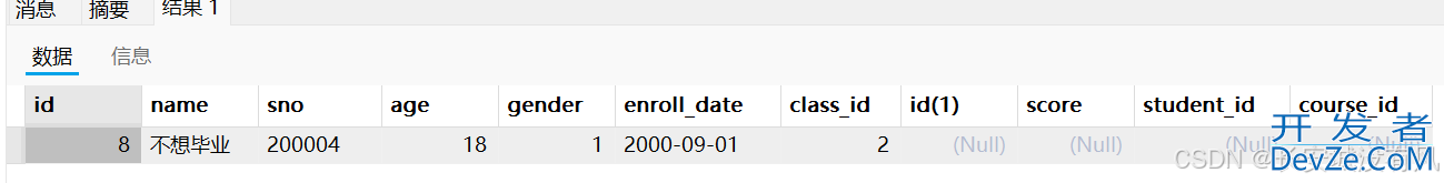 从入门到精通MySQL联合查询