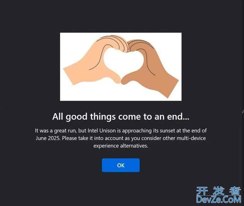 英特尔终止Unison跨设备互联服务! Win11/Win10用户需转向 Phone Link