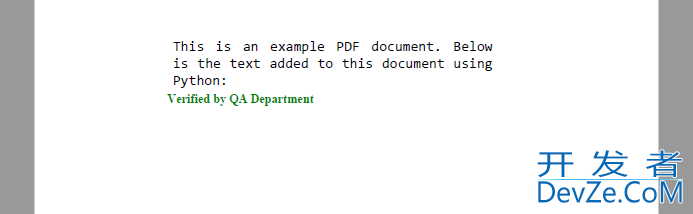 一文详解如何使用Python向PDF精确添加文本