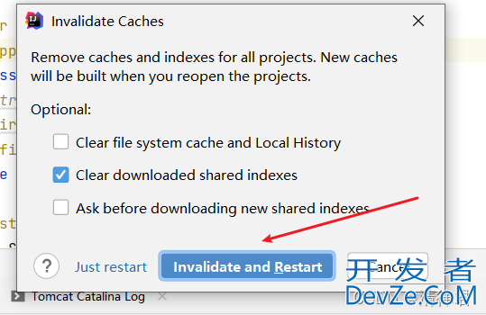关于Idea的Invalidate Caches/Restart使用
