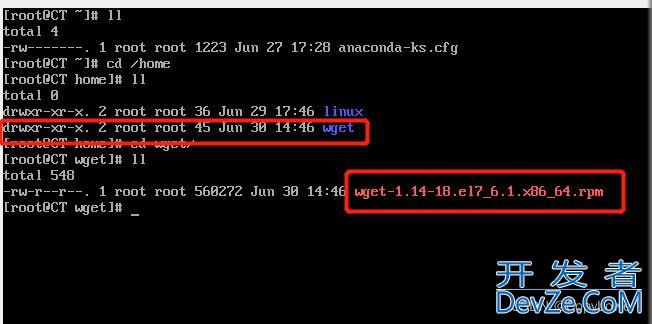 虚拟机Centos7环境下实现安装wget方式