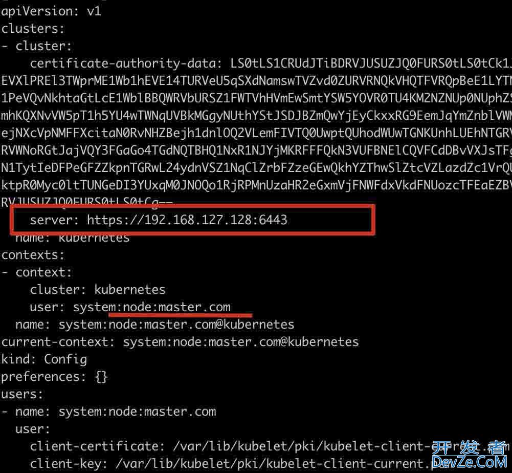 K8s使用kubectl访问api-server失败,node“XXX“ not found的解决方案