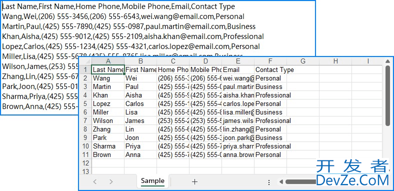 Python实现将CSV转换为带格式的Excel
