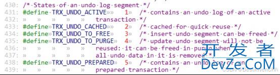 MySQL InnoDB undo log数据结构用法详解
