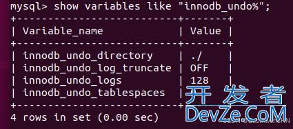 MySQL InnoDB undo log数据结构用法详解