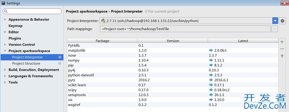 pycharm远程连接Linux pyspark教程