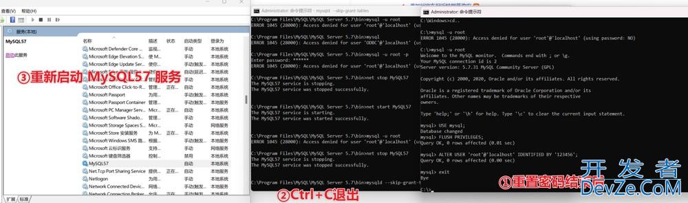 MySQL重置密码终极版(附详细步骤)