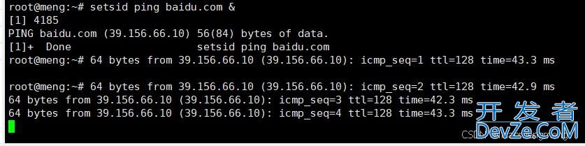 setsid 命令工作原理和使用案例介绍