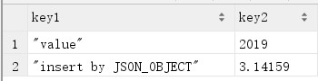 MySQL JSON类型字段的简单使用