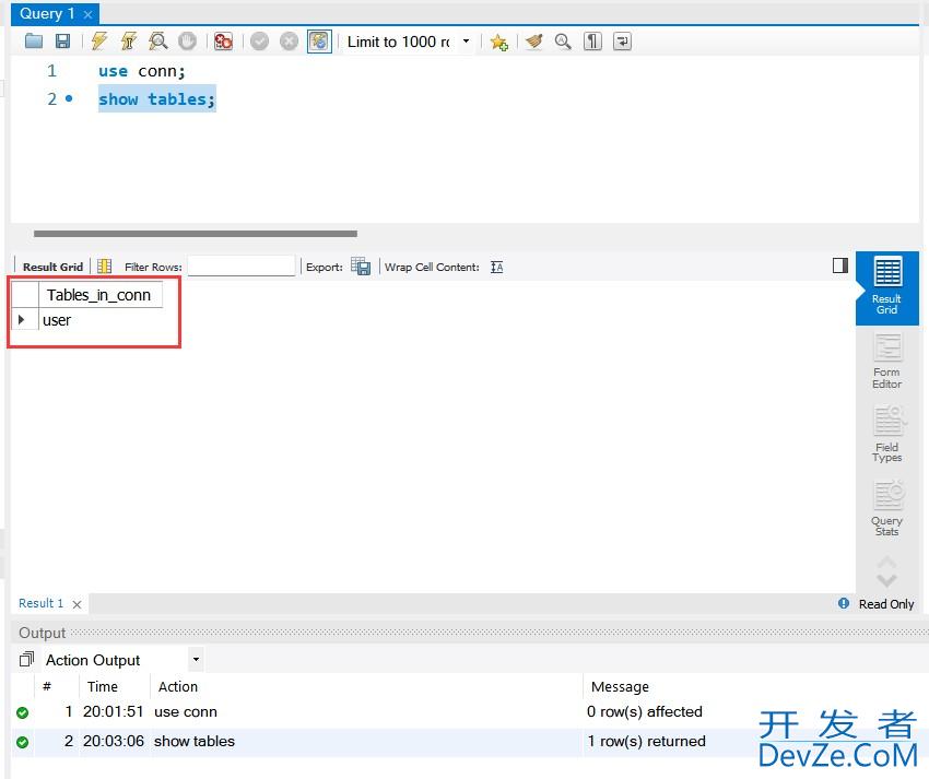 Mysql中的图形化界面方式