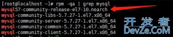 MySQL在Centos7环境安装MySQL教程