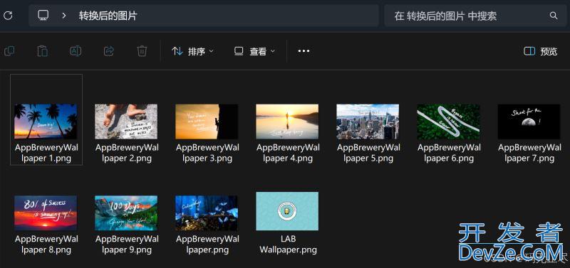 利用Python实现批量转换图片格式