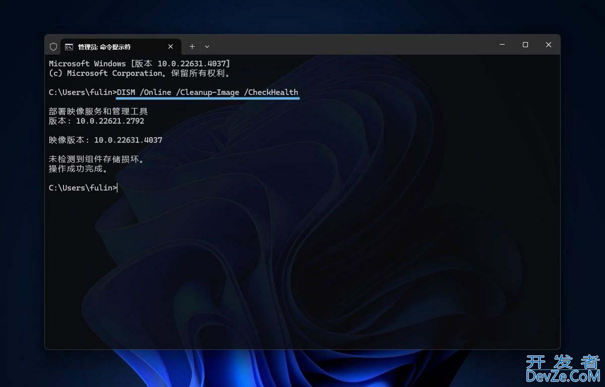 DISM命令怎么修复损坏系统映像? win11/10用dism修复受损需要挂载映像的技巧