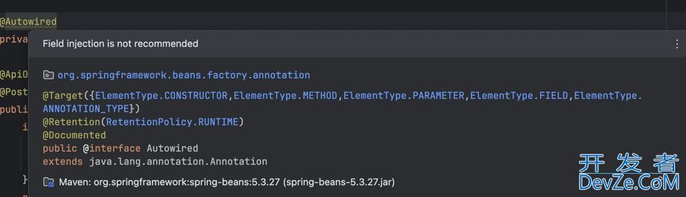 SpringBoot通过构造函数依赖注入实现过程