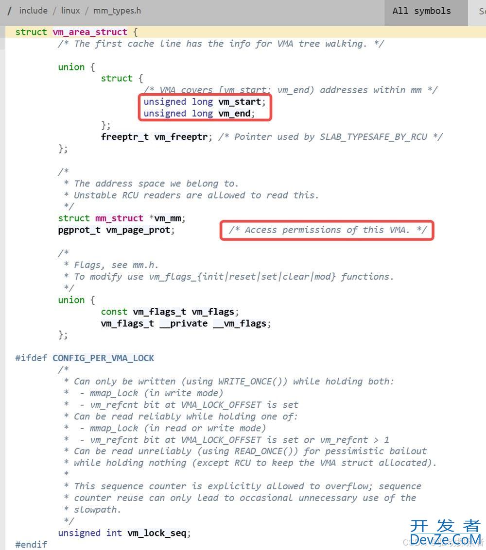 Linux进程地址空间的使用及说明