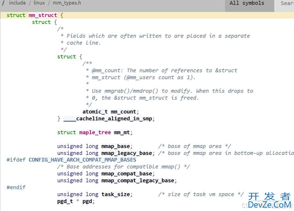 Linux进程地址空间的使用及说明