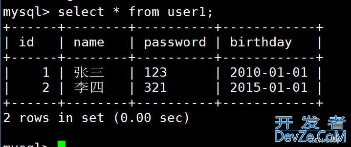 MySQL之库和表的操作实践