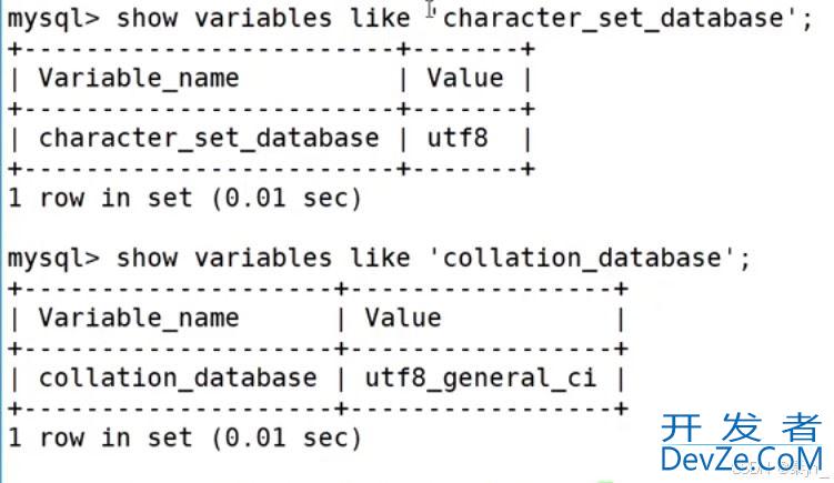 MySQL之库和表的操作实践