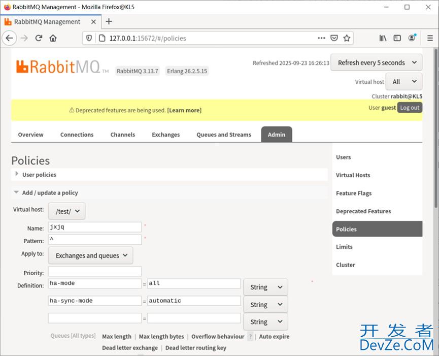 RabbitMQ的安装集群、镜像队列配置规划 RabbitMQ的安装集群、镜像队列配置规划