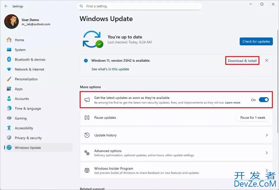Win11 25H2 正式版更新推送:更新快无重大新功能