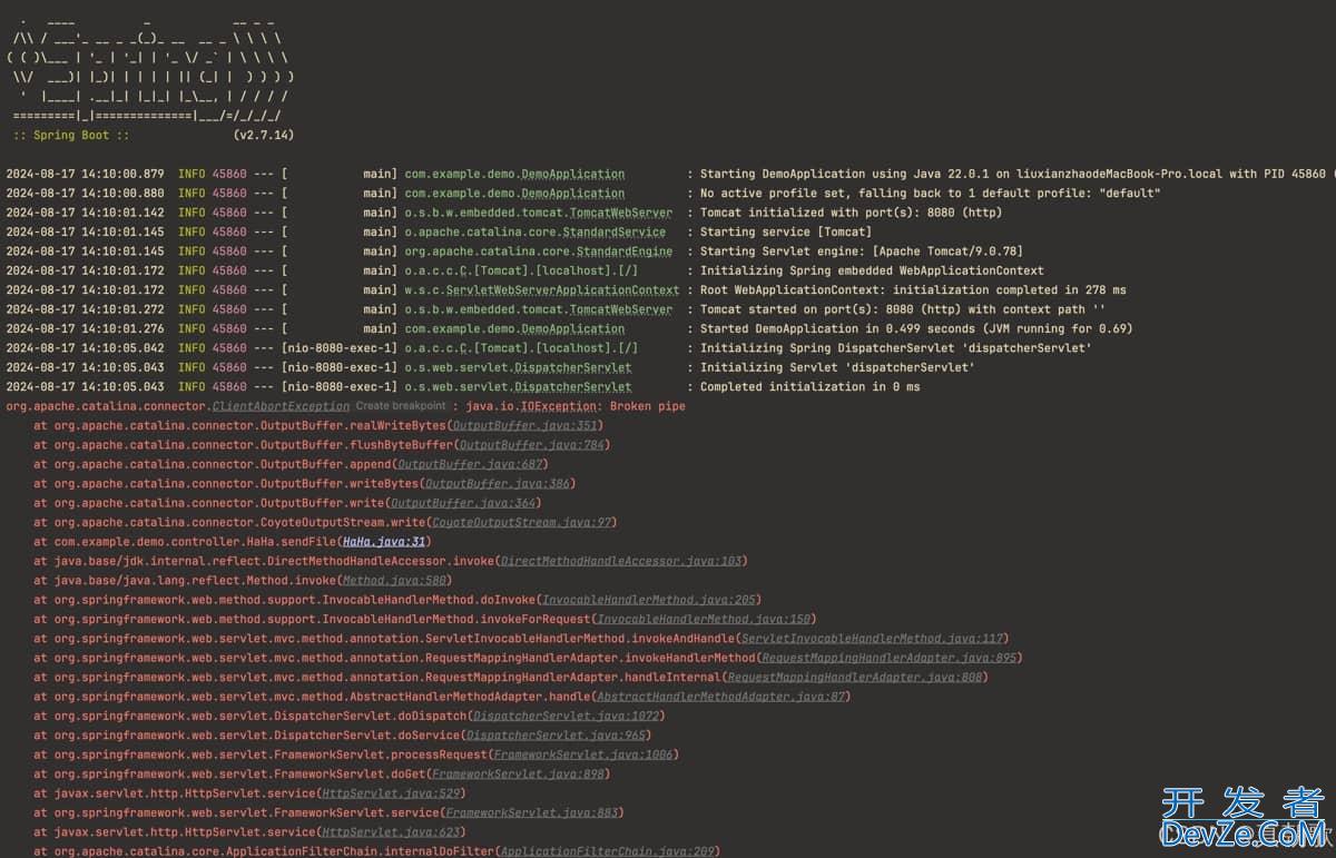 Java异常报错: java.io.IOException: Broken pipe解决方案