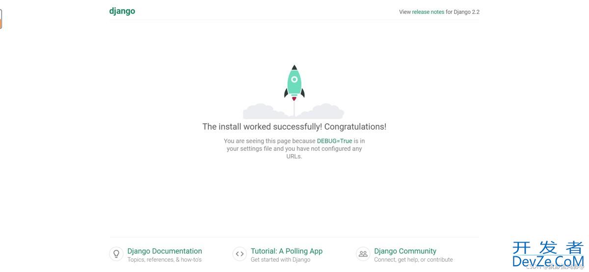 pycharm环境下Django项目环境的搭建全过程