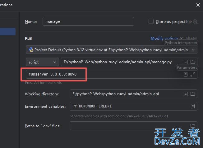 虚拟环境下pythonDjango项目配置pycharm运行/debugger运行全过程