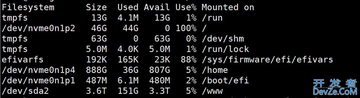 Linux中根分区爆满原因排查与解决方案