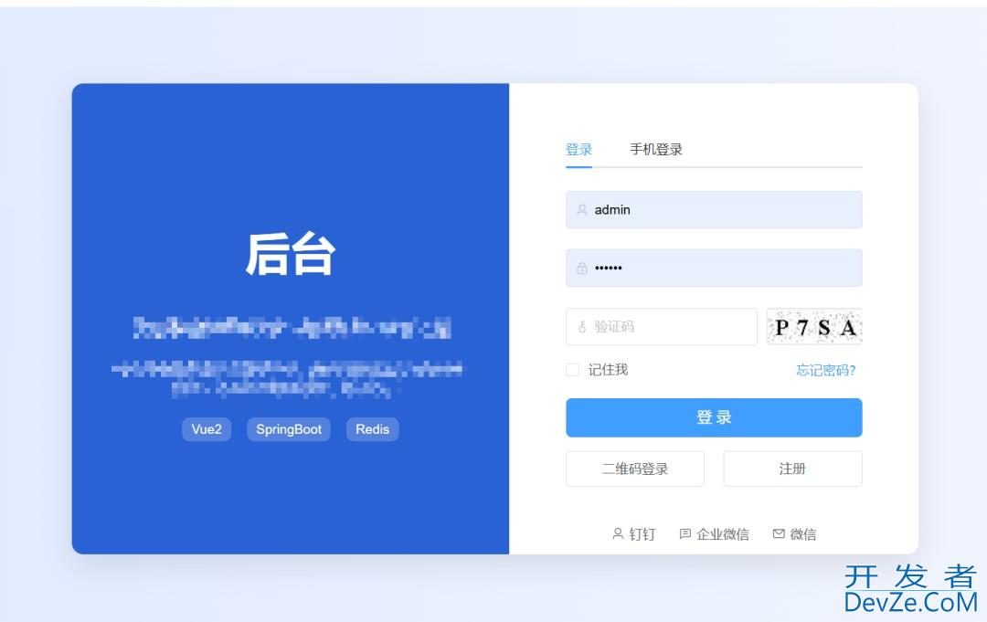 使用SpringBoot + Vue + Redis实现验证码登录功能全过程