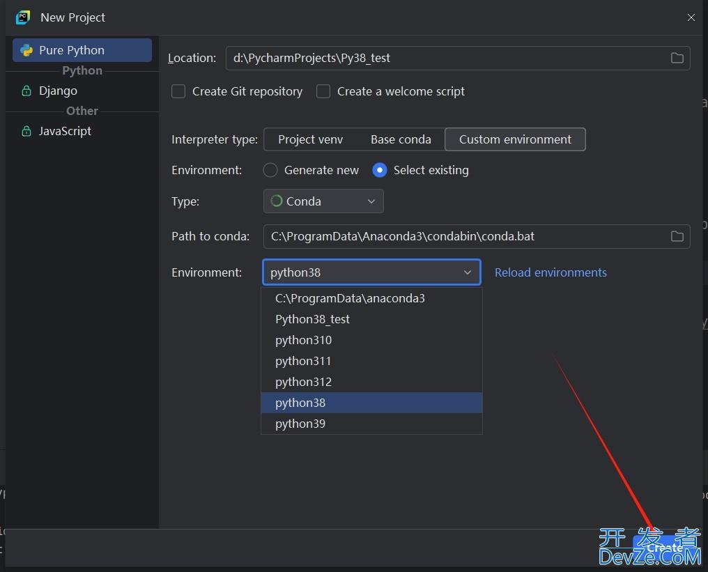 PyCharm2025中设置conda的多个Python版本的方法实践 PyCharm2025中设置conda的多个Python版本的方法实践